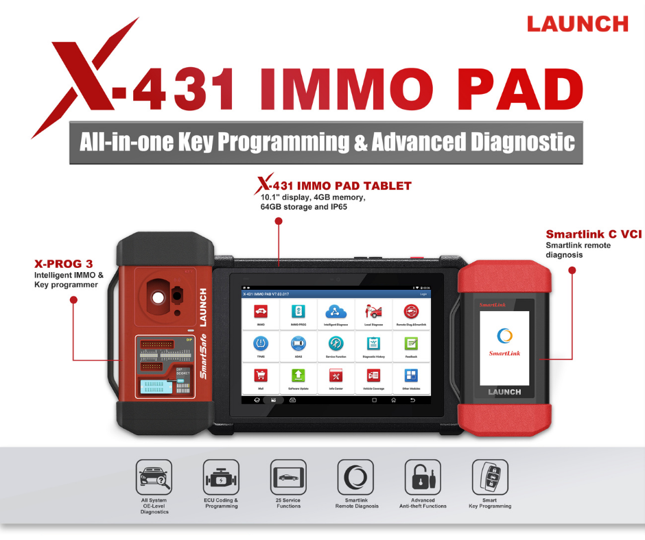 Launch x-431 immo pad